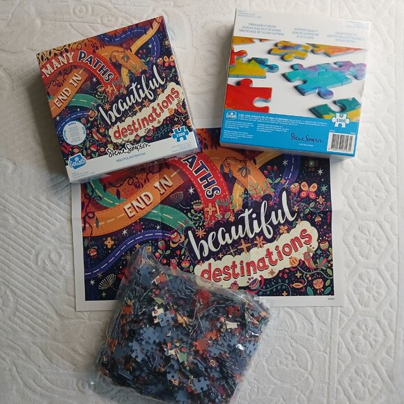 NIB Beautiful Destinations Puzzle by Goliath - 1000 pieces - Picture 4 of 5